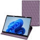 Housse cuir Microsoft Surface Pro 8 - Lilas - Couture ( Nappa - Pantone 2645U ) 