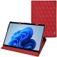 Custodia in pelle Microsoft Surface Pro 8 - Rouge troupelenc - Couture