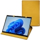 Microsoft Surface Pro 8 leather case - Jaune soulèu