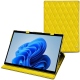 Microsoft Surface Pro 8 leather case - Jaune fluo - Couture