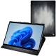 Microsoft Surface Pro 8 leather case - Gris Patine