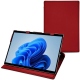 Housse cuir Microsoft Surface Pro 8 - Rouge PU