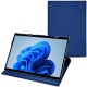 Housse cuir Microsoft Surface Pro 8 - Bleu océan PU