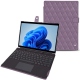 硬质真皮保护套 Microsoft Surface Pro 8 - Lilas - Couture ( Nappa - Pantone 2645U ) 