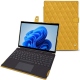 Capa em pele Microsoft Surface Pro 8 - Jaune soulèu - Couture