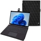Housse cuir Microsoft Surface Pro 8 - Negre poudro - Couture