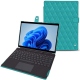 Lederschutzhülle Microsoft Surface Pro8 - Bleu fluo - Couture