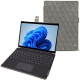 硬质真皮保护套 Microsoft Surface Pro 8 - Acier vintage - Couture
