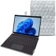 Microsoft Surface Pro 8 leather case - Platinium - Couture