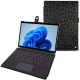 Housse cuir Microsoft Surface Pro 8 - Autruche nero