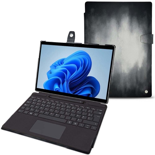 Funda de piel premium para Microsoft Surface Pro 8Gris Patine