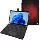 Housse cuir Microsoft Surface Pro 8 - Rouge Patine