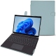 Housse cuir Microsoft Surface Pro 8 - Bleu ciel PU