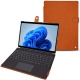 Microsoft Surface Pro 8 leather case - Orange vibrant