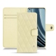 Capa em pele OnePlus 10 Pro - Beige - Couture ( Nappa - Pantone 7502C ) 