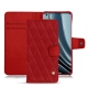 가죽 커버 OnePlus 10 Pro - Rouge - Couture ( Nappa - Pantone 199C ) 
