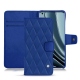 Lederschutzhülle OnePlus 10 Pro - Bleu océan - Couture ( Nappa - Pantone 293C ) 
