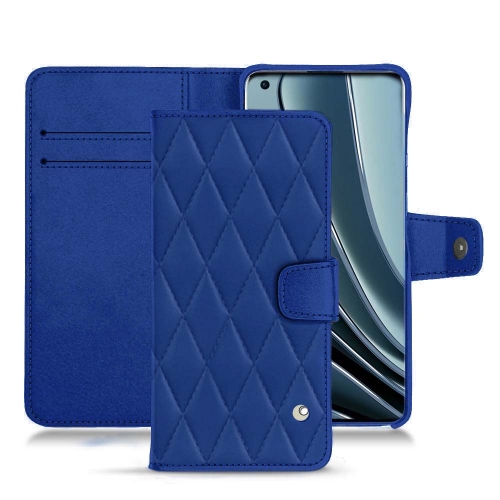  OnePlus 10 Pro: 가죽 케이스로 이동Bleu océan - Couture ( Nappa - Pantone #15458a) 