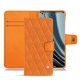 Capa em pele OnePlus 10 Pro - Orange - Couture ( Nappa - Pantone 1495U ) 