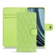 Custodia in pelle OnePlus 10 Pro - Vert olive - Couture ( Nappa - Pantone 578U ) 
