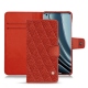 Capa em pele OnePlus 10 Pro - Papaye - Couture ( Pantone 180C ) 