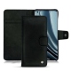 Lederschutzhülle OnePlus 10 Pro - Dark vintage ( Roughtcut - Black#5256 ) 