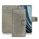 Housse cuir OnePlus 10 Pro - Acier vintage ( Pantone 403C ) 