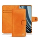 Custodia in pelle OnePlus 10 Pro - Mandarine vintage ( Pantone 165C ) 