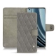 Housse cuir OnePlus 10 Pro - Acier vintage - Couture
