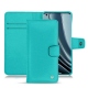 Capa em pele OnePlus 10 Pro - Bleu fluo