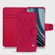 OnePlus 10 Pro leather case - Rose fluo - Couture