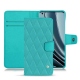 Funda de piel OnePlus 10 Pro - Bleu fluo - Couture