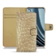 Funda de piel OnePlus 10 Pro - Autruche desert