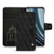 OnePlus 10 Pro leather case - Negre poudro - Couture