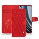 Housse cuir OnePlus 10 Pro - Rouge troupelenc - Couture
