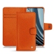 Housse cuir OnePlus 10 Pro - Orange vibrant