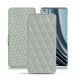 Lederschutzhülle OnePlus 10 Pro - Gris - Couture ( Nappa - Pantone W428C ) 