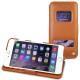 Housse cuir Apple iPhone 6 Plus  - Marron ( Nappa - Pantone 1615C ) 
