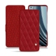 Custodia in pelle OnePlus 10 Pro - Rouge - Couture ( Nappa - Pantone 199C ) 