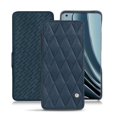 Funda de cuero personalizada para el OnePlus 10 ProJean vintage - Couture ( Pantone #2f414f  ) 