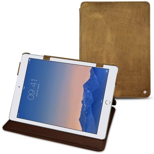 Custodia in pelle Apple iPad Air 2Sable vintage ( Pantone #9b7340 ) 