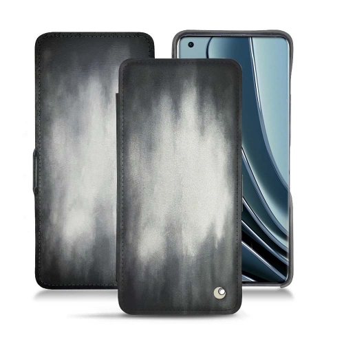 Housse personnalisable en cuir pour OnePlus 10 ProGris Patine