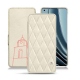 Housse cuir OnePlus 10 Pro - Blanc escumo - Couture