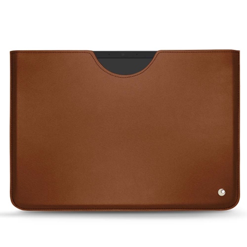 Luxury leather pouch for Microsoft Surface Pro 8 & 9Marron ( Nappa - Pantone #8B4720 ) 
