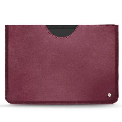 Luxury leather pouch for Microsoft Surface Pro 8 & 9Prune vintage ( Pantone #612434 ) 
