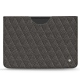 Lederschutzhülle Microsoft Surface Pro 8 - Anthracite - Couture ( Pantone 424C ) 