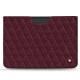 Custodia in pelle Microsoft Surface Pro 8 - Lie de vin - Couture ( Pantone 5115C ) 