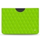 Microsoft Surface Pro 8 leather pouch - Vert fluo - Couture