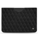 Microsoft Surface Pro 8 leather pouch - Negre poudro - Couture