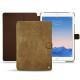 Apple iPad Air 2  leather case - Sable vintage ( Roughtcut - Gaucho#57254 ) 
